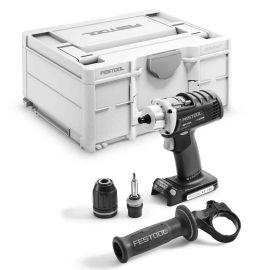 Perceuse-visseuse sans-fil Festool Quadrive DRC 18/4-Basic 18 V (sans batterie ni chargeur) + coffret Systainer Sys3 M 187 pas cher Principale M