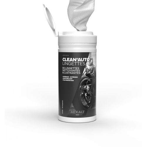 Lingettes nettoyantes et lustrantes CLEAN’AUTO boîte de 80 lingettes - AEXALT - LA126 pas cher Secondaire 1 L