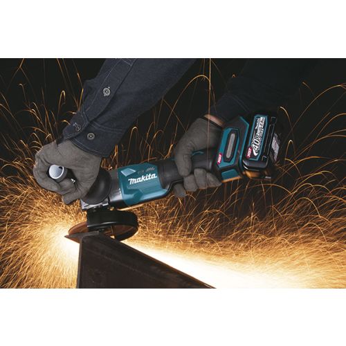 Meuleuse 40 V 125 mm + 2 batteries 4 Ah + chargeur + coffret MAKPAC MAKITA GA013GM201 photo du produit Secondaire 4 L