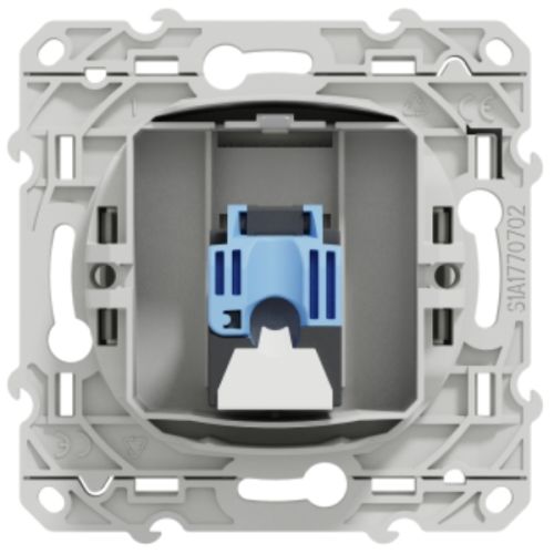 Prise RJ45 Blanc ODACE grade 3 cat. 6 STP à vis SCHNEIDER ELECTRIC S520476 pas cher Secondaire 2 L