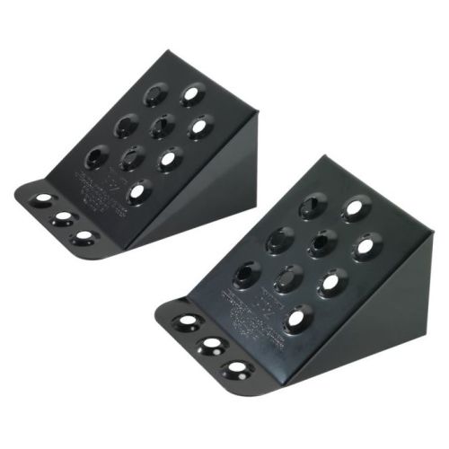 Paire de cales roues métallique pour poids lourds 230 x 220 x 125 mm KS TOOLS 160.0381 photo du produit Principale L