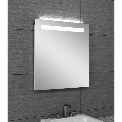 Miroir de salle de bains avec éclairage LED horizontale 65x60cm - PRADEL - 556692 pas cher