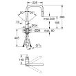 Mitigeur d'évier MINTA avec douchette extractible 2 jets - GROHE - 32322-002 pas cher Secondaire 1 S