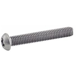 Vis métaux tête bombée torx teton inviolable A2 ISO 7380 10X50 boîte de 50 - ACTON - 6280510X50 pas cher Principale M