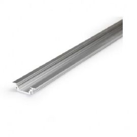 Profilé rainure pour bandeaux LED Miidex Lighting aluminium brut photo du produit Principale M