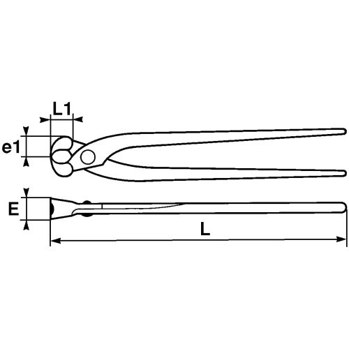 Tenaille de mécanicien 250mm - SAM OUTILLAGE - 229-25 pas cher Secondaire 1 L