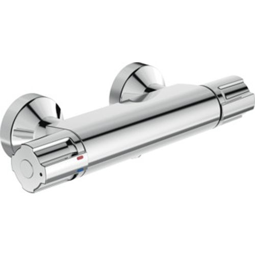 Mitigeur de douche thermostatique mural SCT OLYOS CLINIC Ch3 en laiton chromé - IDEAL STANDARD - D2439AA pas cher