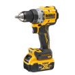 Perceuse-visseuse à percussion 18 V XR BRUSHLESS + 2 batteries 5 Ah + chargeur + coffret T-STAK DEWALT DCD805P2T-QW photo du produit