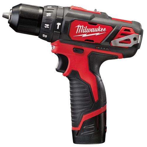 Perceuse-visseuse à percussion 12 V M12 BPD-202X + 2 batteries 2 Ah + chargeur + HD BOX MILWAUKEE 4933446045 photo du produit