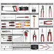 Mallette de 121 outils professionnels - HANGER - 251009 pas cher Secondaire 10 S