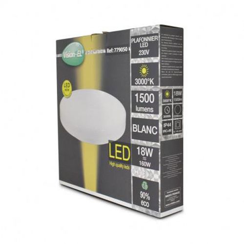 Plafonnier LED CLIPSO rond D280 mm 18 W 3000 K MIIDEX LIGHTING 779050 photo du produit Secondaire 4 L