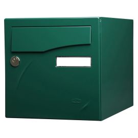 Boîte aux lettres Préface 1 porte effraction > 22kg vert brillant - RENZ - 200314 photo du produit Principale M