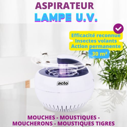 Lampe LED U.V aspirateur moustiques - insectes volants ACTO INSECTICIDES LAMP11 photo du produit Secondaire 3 L