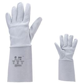 Gants soudeur à manchette en fleur d’agneau Eurotechnique MO2540 pas cher