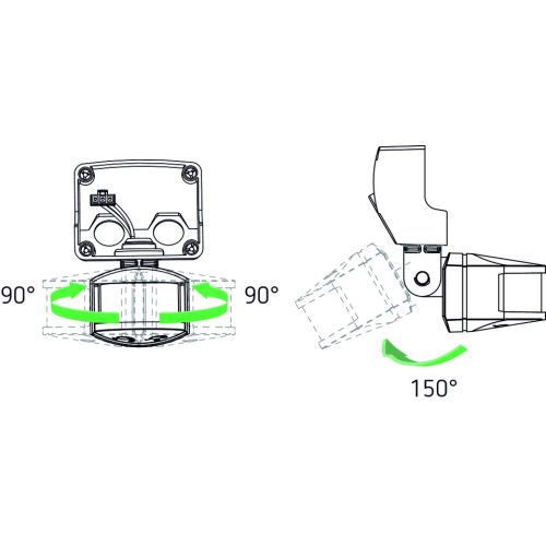 Détecteur de mouvement theLeda B WH THEBEN 9070760 photo du produit Secondaire 4 L