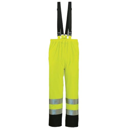 Pantalon de pluie HARBOR polyuréthane HI-VIZ jaune fluo/bleu marine 3M T2XL - COVERGUARD - 70323 pas cher