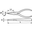 Pinces à bec plat d'électromécanicien 175mm - SAM OUTILLAGE - 236-10 pas cher Secondaire 1 S