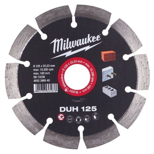Disque diamant DUH 125 mm MILWAUKEE 4932399540 photo du produit Principale L