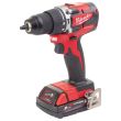 Perceuse percussion 18 V M18 CBLPD-202C + 2 batteries 2 Ah + chargeur + coffret MILWAUKEE 4933464320 photo du produit Secondaire 1 S