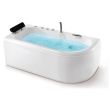 Baignoire balnéo asymétrique IRIS 170 IMASSAGE gauche 20 jets - THALASSOR - IRIS170G-IM pas cher