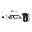 Meuleuse droite 18 V GGS 18 V-LI Professional + 2 batteries Procore 8 Ah + chargeur en coffret L-BOXX BOSCH 06019B530H photo du produit Secondaire 1 S