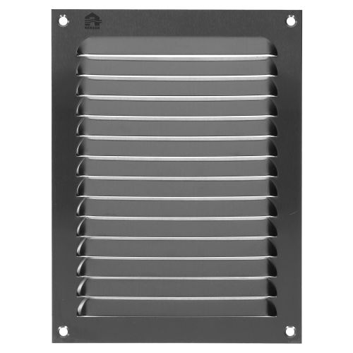 Grille à persienne 436 largeur 300mm hauteur 300mm époxy blanc RAL 9010 - RENSON - 8338 pas cher Secondaire 7 L