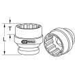 Douille 1'' 12 pans 55 mm pour arbre d'embrayage KS TOOLS 450.0405 photo du produit Secondaire 1 S