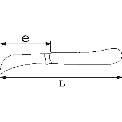 Couteau électricien à lame serpette - SAM OUTILLAGE - 370 pas cher Secondaire 1 L