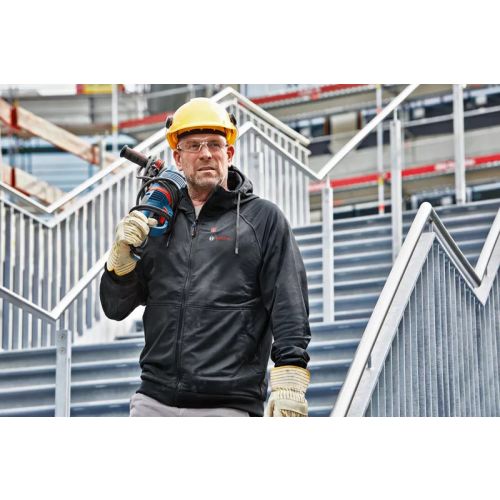 Veste chauffante à capuche idéale pour garder le corps au chaud taille M BOSCH 06188000GC photo du produit Secondaire 3 L
