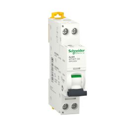 Disjoncteur modulaire ACTI9 IDT40T 1P+N courbe C 4500A / 6kA 6A - SCHNEIDER ELECTRIC - A9P22606 pas cher Principale M