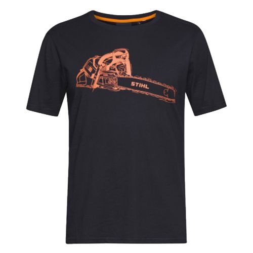 Tee-shirt de travail noir homme MS 500i taille S STIHL 0420-900-0848 photo du produit