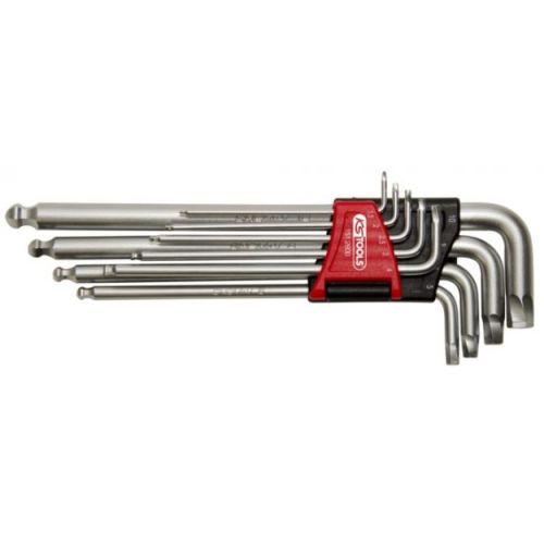 Display de 10 jeux de 9 clés mâles pour vis abimées 6 pans 7 kg KS TOOLS 151.2800D photo du produit Secondaire 1 L