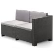 Salon de jardin OASIS 5 places graphite - SHAF - 55479 pas cher Secondaire 2 S