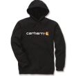 Sweat-Shirt à capuche avec logo noir taile L - CARHARTT - S1100074001L pas cher