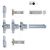 Antipanique PUSH PANAMA coupe-feu 1 point argent photo du produit Principale XS