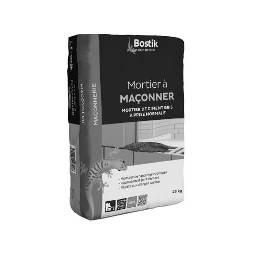 Mortier à maçonner sac de 25 kg - BOSTIK - 30128931 pas cher