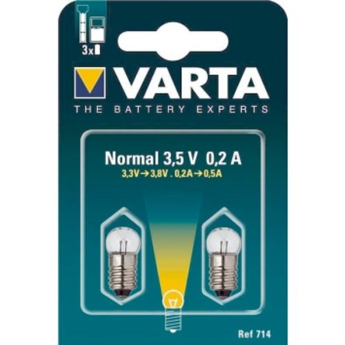 Ampoule Argon culot à vis 3,5 V VARTA 714000402 photo du produit Principale L