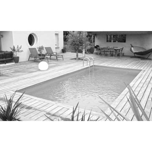 Piscine AZURA 350x505 H126cm Liner Bleu 75/100 - UBBINK - 7504756 pas cher Secondaire 1 L