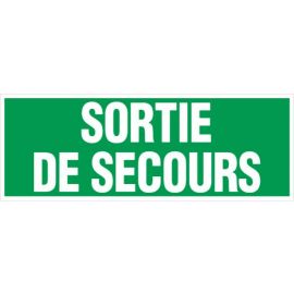 Plaque sortie de secours Novap 330 x 120 mm GB39 - 4140391 photo du produit Principale M