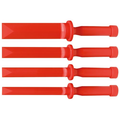 Jeu de grattoirs plats en PVC souple 4 pièces KS TOOLS 911.8130 photo du produit