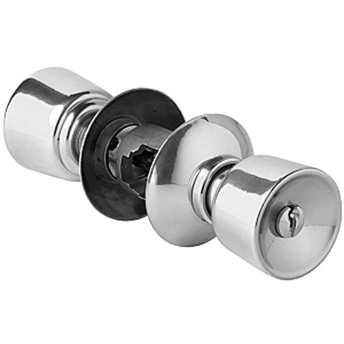 Serrure tubulaire à poussoir simple axe 63mm inox standard - VACHETTE - 19263000 pas cher