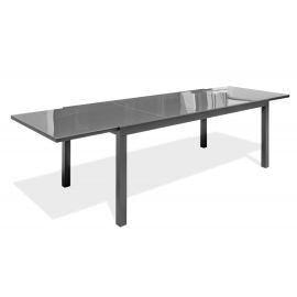 Table de jardin TOLEDE DCB Garden gris anthracite - TOLEDE-TB pas cher Principale M