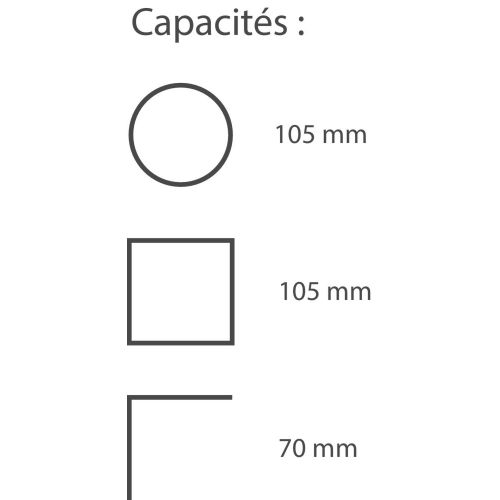 Pince étau grande capacité - HANGER - 233012 pas cher Secondaire 8 L