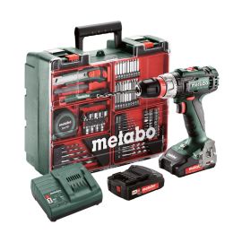 Perceuse-visseuse 18V Metabo BS 18 L Quick Set + 2 batteries 2 Ah + chargeur + coffret - 602320870 photo du produit Principale M