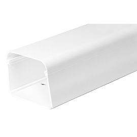 Goulotte 80 PVC blanche 2 m - GOU80 pas cher Principale M