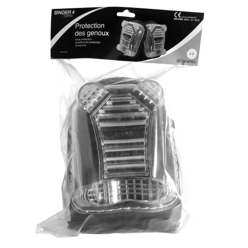 Genouillères de protection antidérapante avec gel type 1 classe 2 - SINGER - GENPRO pas cher Secondaire 2 L