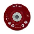 Plateau rigide bombé rouge D125mm - 3M - P64861 pas cher