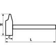 Marteaux menuisier Sam Outillage SAMSOPLUS + clip - 307-20TM-FME photo du produit Secondaire 1 S