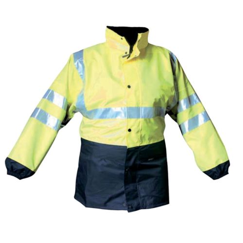 Parka 4 en 1 ELYSE ZIPAL à haute visibilité jaune fluo/bleu marine T2XL CODUPAL 245CJFMXXL photo du produit Principale L