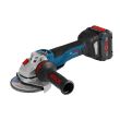 Meuleuse d'angle 18 V GWS 18V-10 PSC + 2 batteries Procore 4 Ah + chargeur + coffret L-BOXX BOSCH photo du produit Secondaire 2 S